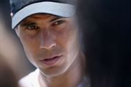 SYDNEY, AUSTRALIA - JANUARY 09:  Rafael Nadal speaks to the media ahead of the Fast4International Exhibition this evening at the ICC Sydney Theatre on January 9, 2017 in Sydney, Australia.  (Photo by Jason McCawley/Getty Images)